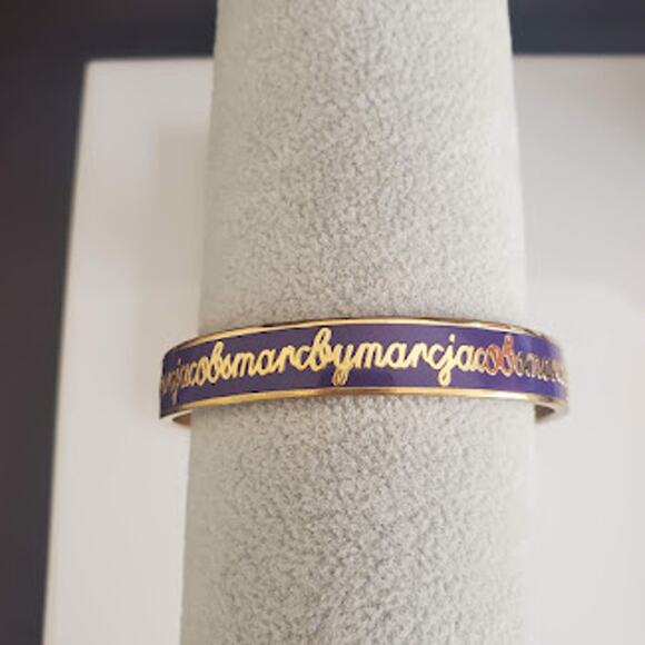 Marc by Marc Jacobs Purple and Gold Bangle Bracelet - Picture 6 of 7